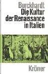 Die Cultur der Renaissance in Italien