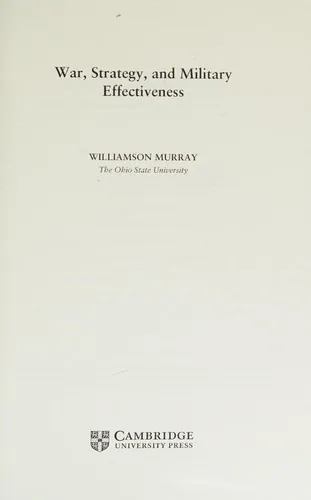 War, strategy, and military effectiveness