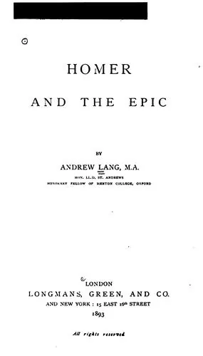 Homer and the epic