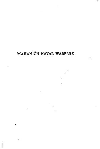 Mahan on naval warfare