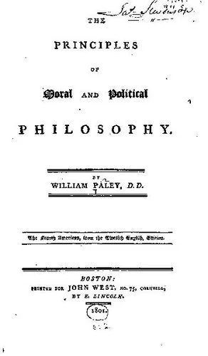 The principles of moral and political philosophy