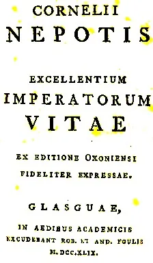 Vitae excellentium imperatorum
