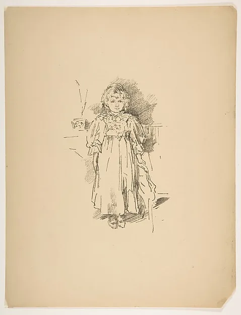 Little Evelyn, from "The Art Journal," opposite p. 88