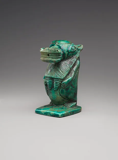 Magical container in the shape of a hippo goddess