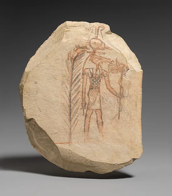 Ostracon Depicting the God Sobek