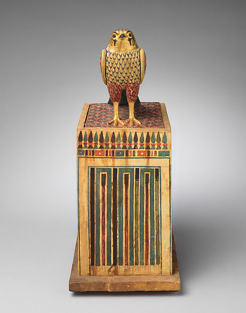 Falcon Box with Wrapped Contents