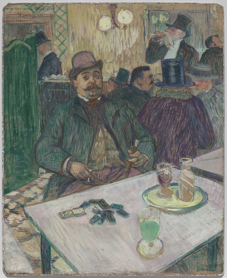 Monsieur Boileau at the Café