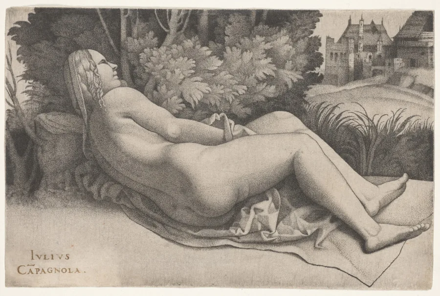 Venus Reclining in a Landscape
