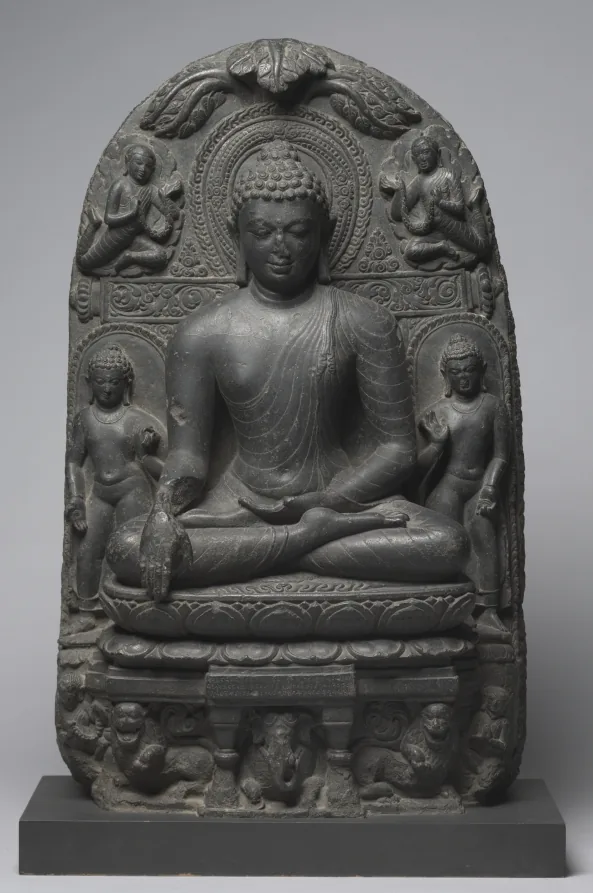 Buddha Calling on Earth to Witness
