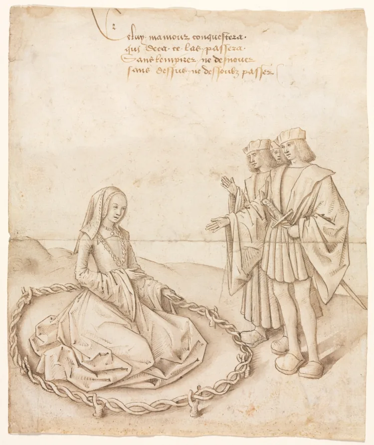 A Lady with Three Suitors
