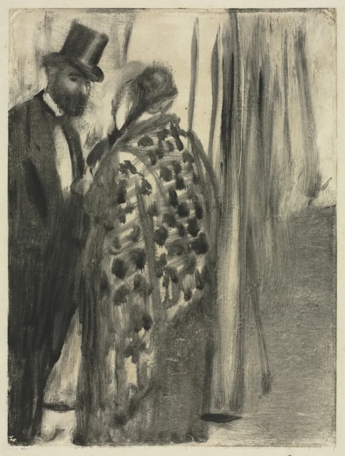 Conversation: Ludovic Halévy and Madame Cardinal (The Conversation) for "La Famille Cardinal" by Ludovic Halévy
