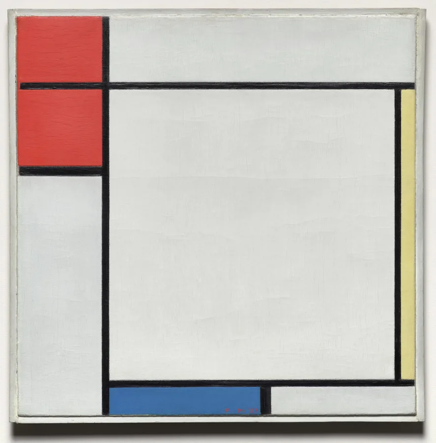 Composition with Red, Yellow, and Blue