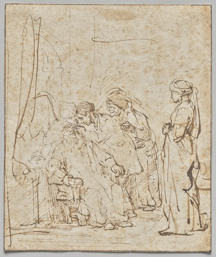 Tobias Healing His Father's Blindness
