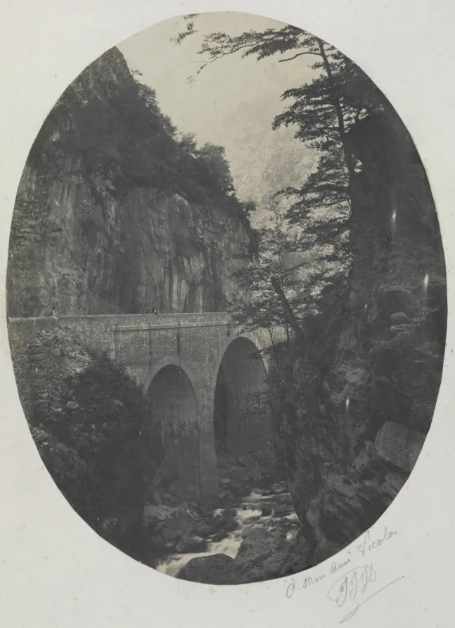 Gorge at Eaux Chaudes, Pyrenees