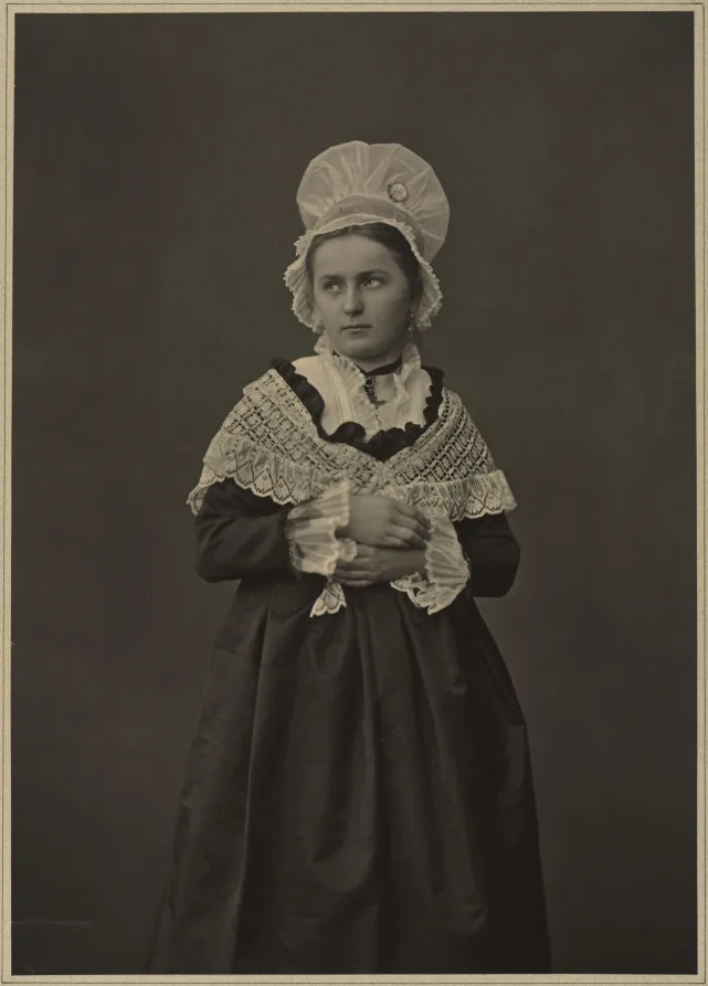 Woman in Lorraine Dress