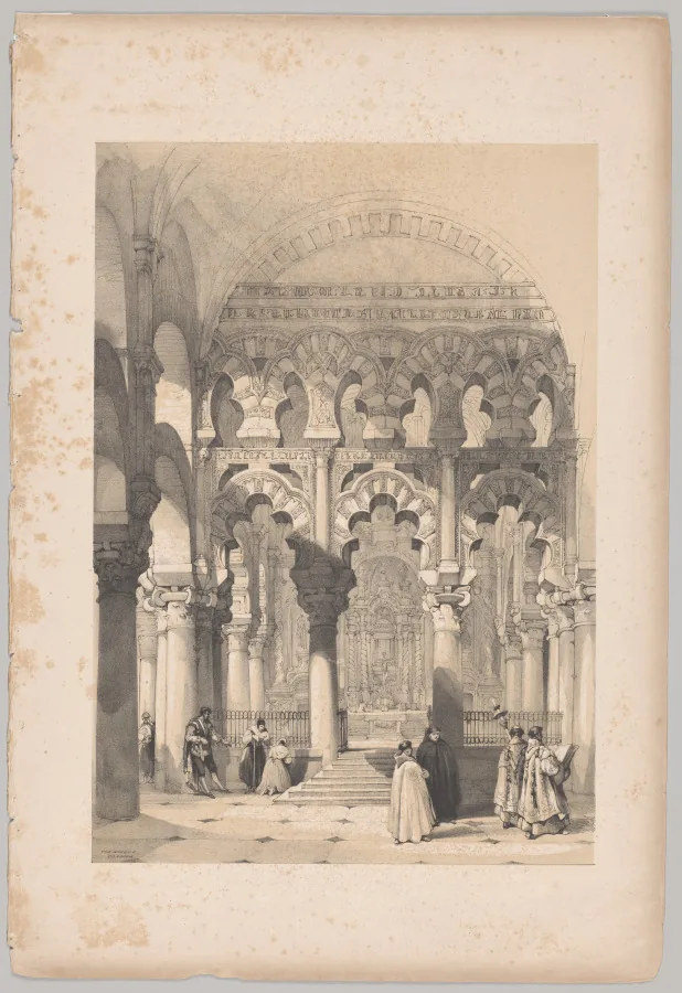 Picturesque Sketches in Spain: The Mosque, Cordova