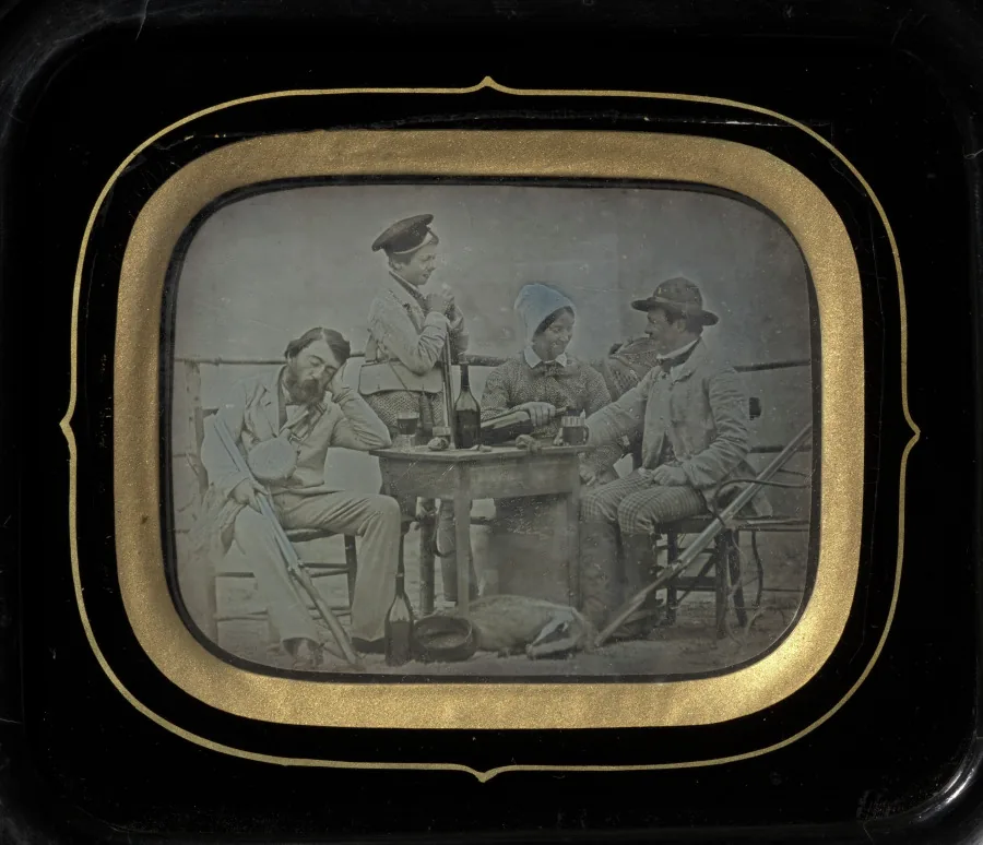 Hunting Party with Badger, Loire Valley, France