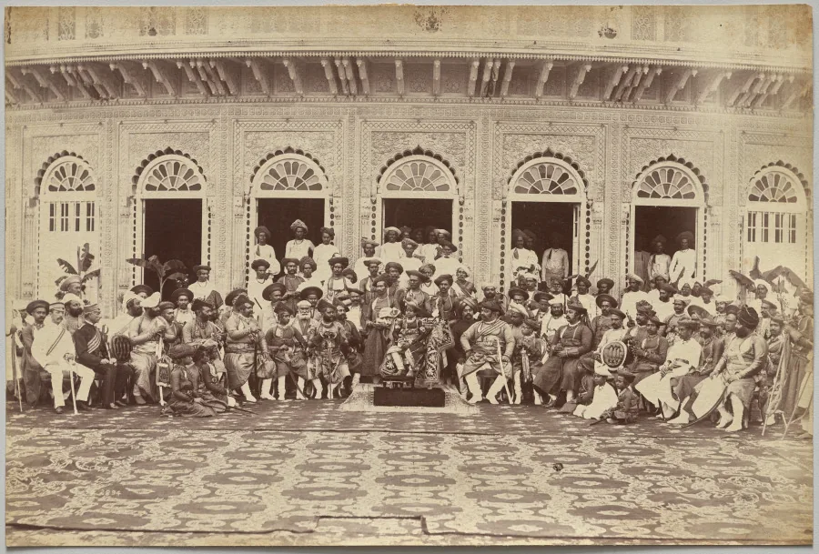 Maharaja of Scindia, nobles, and high officials, Gwalior