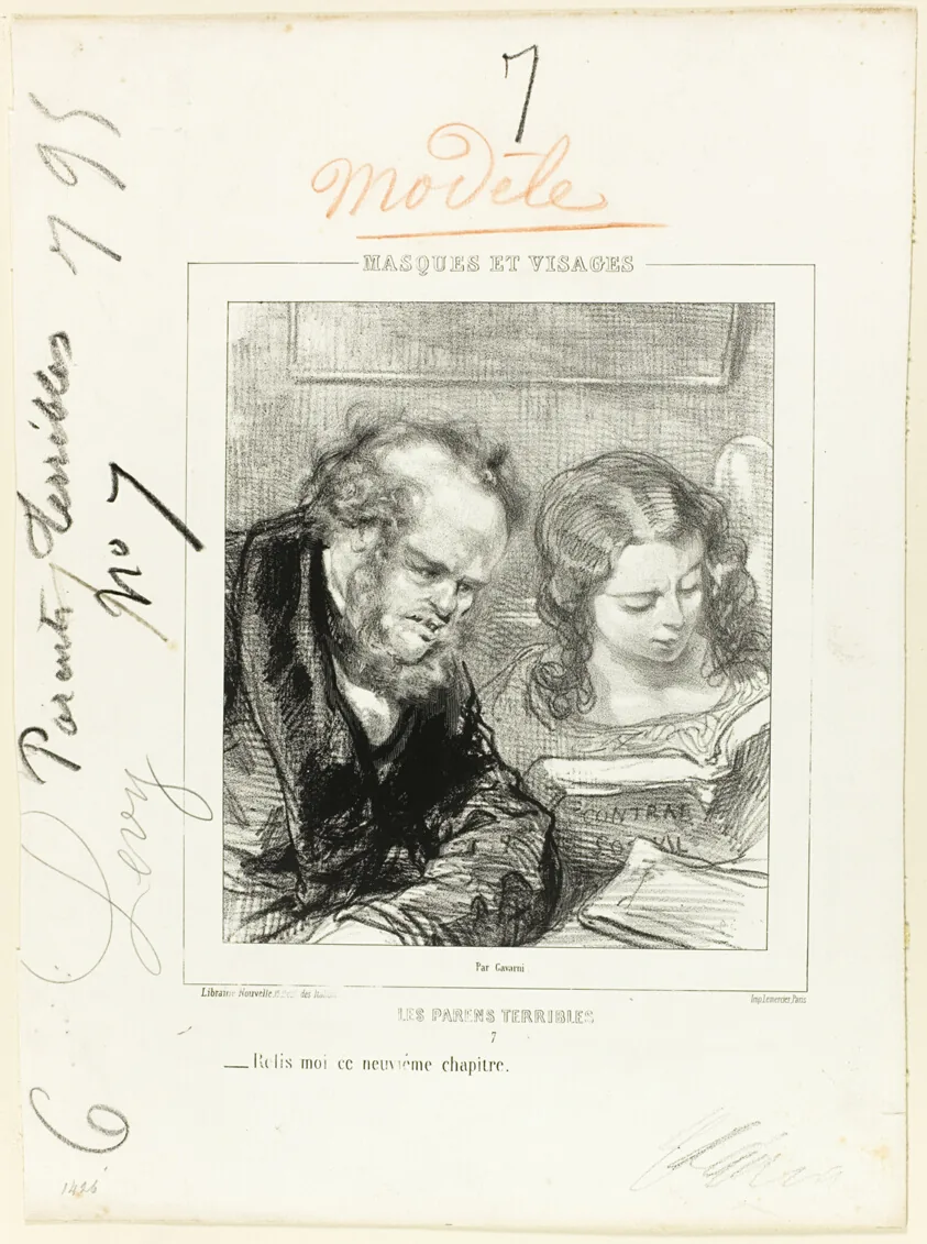 Les-Parents-Terribles series: Will you read that chapter over again...