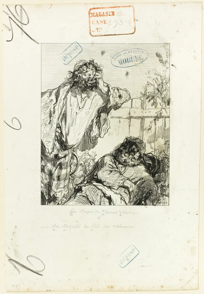 Les Propos de Thomas Vireloque: His Majesty the King of beasts