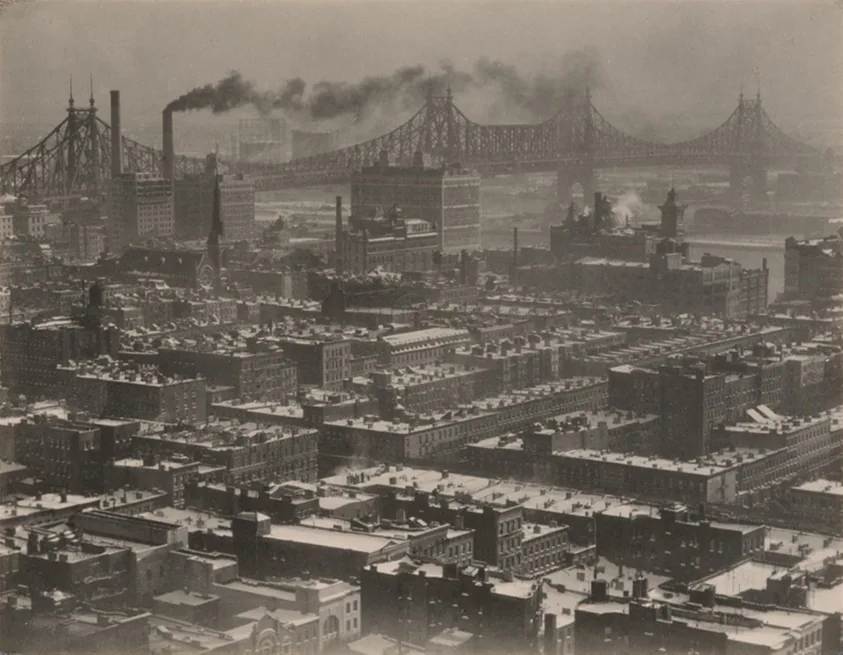 From Room "3003" - The Shelton, New York, Looking Northeast