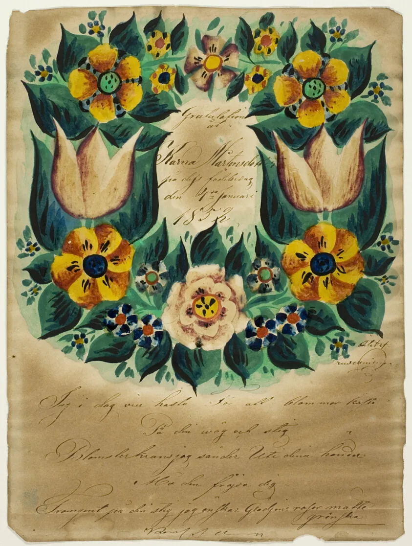 Letter of Congratulations to Karna Martensdottir