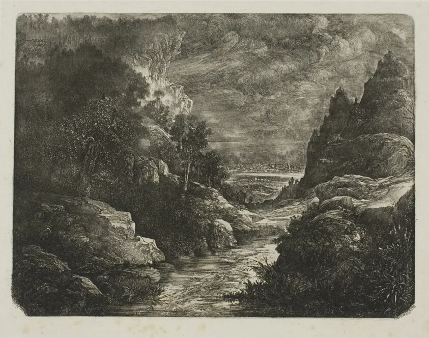 The Stream in the Gorge