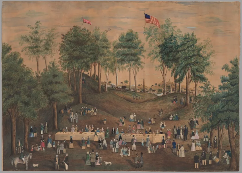 Anti-Slavery Picnic at Weymouth Landing, Massachusetts