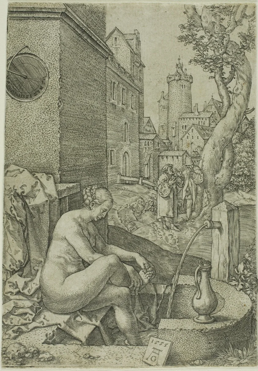 Susanna Surprised by the Elders, from The Story of Susanna