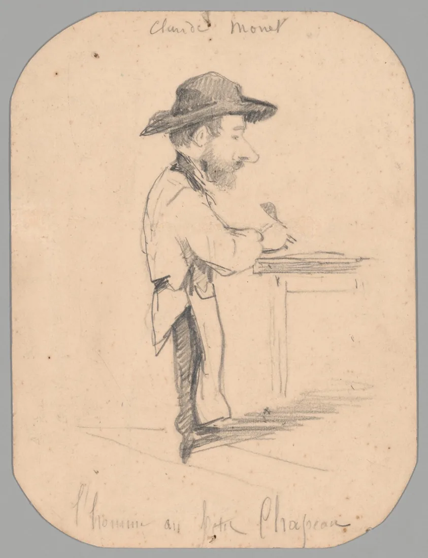Caricature of a Man in the Small Hat