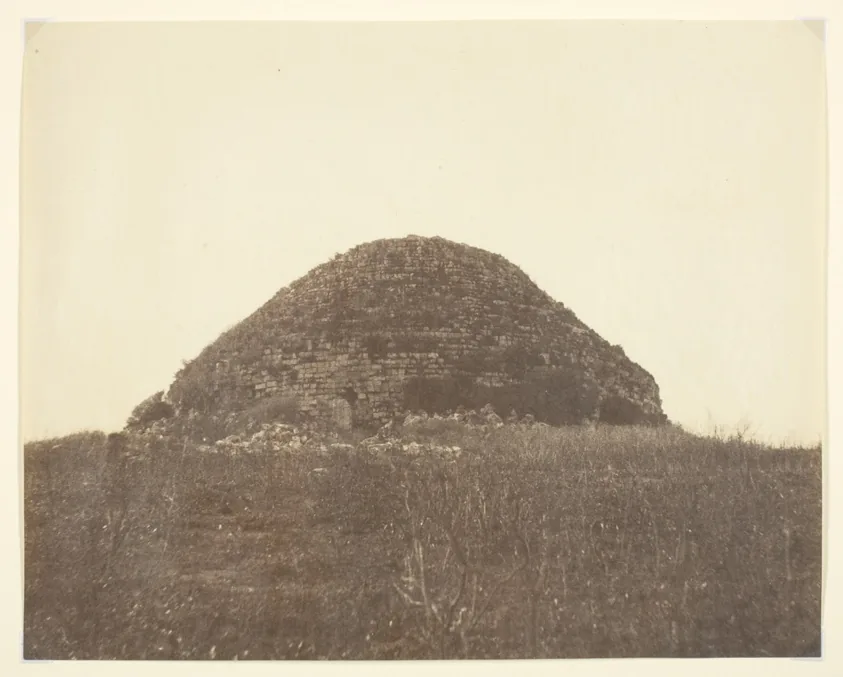 Tombeau de la chrétienne. Vue du côté nord. (Tomb of the Christian Woman. View of the North Side.)