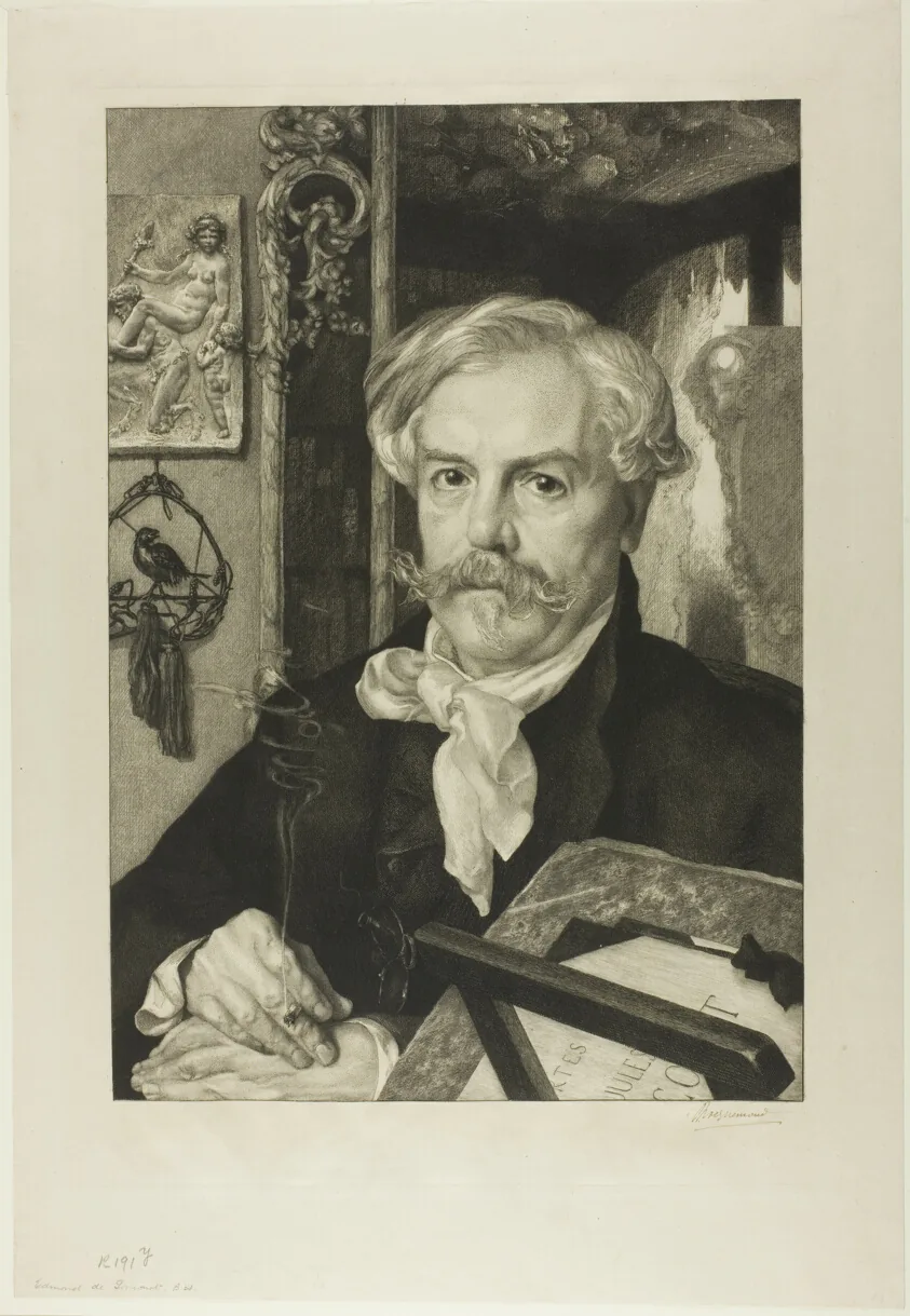 Portrait of Edmond de Goncourt