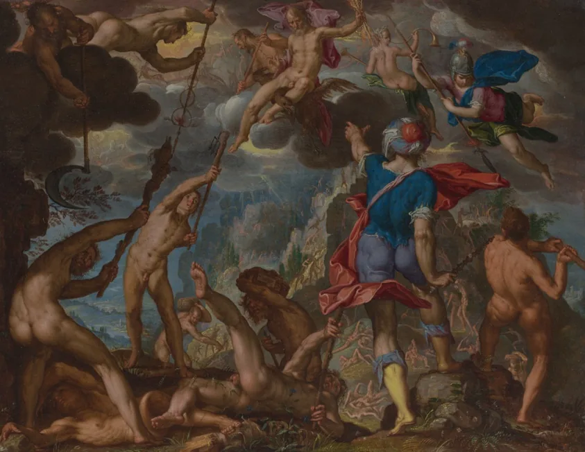 The Battle between the Gods and the Giants