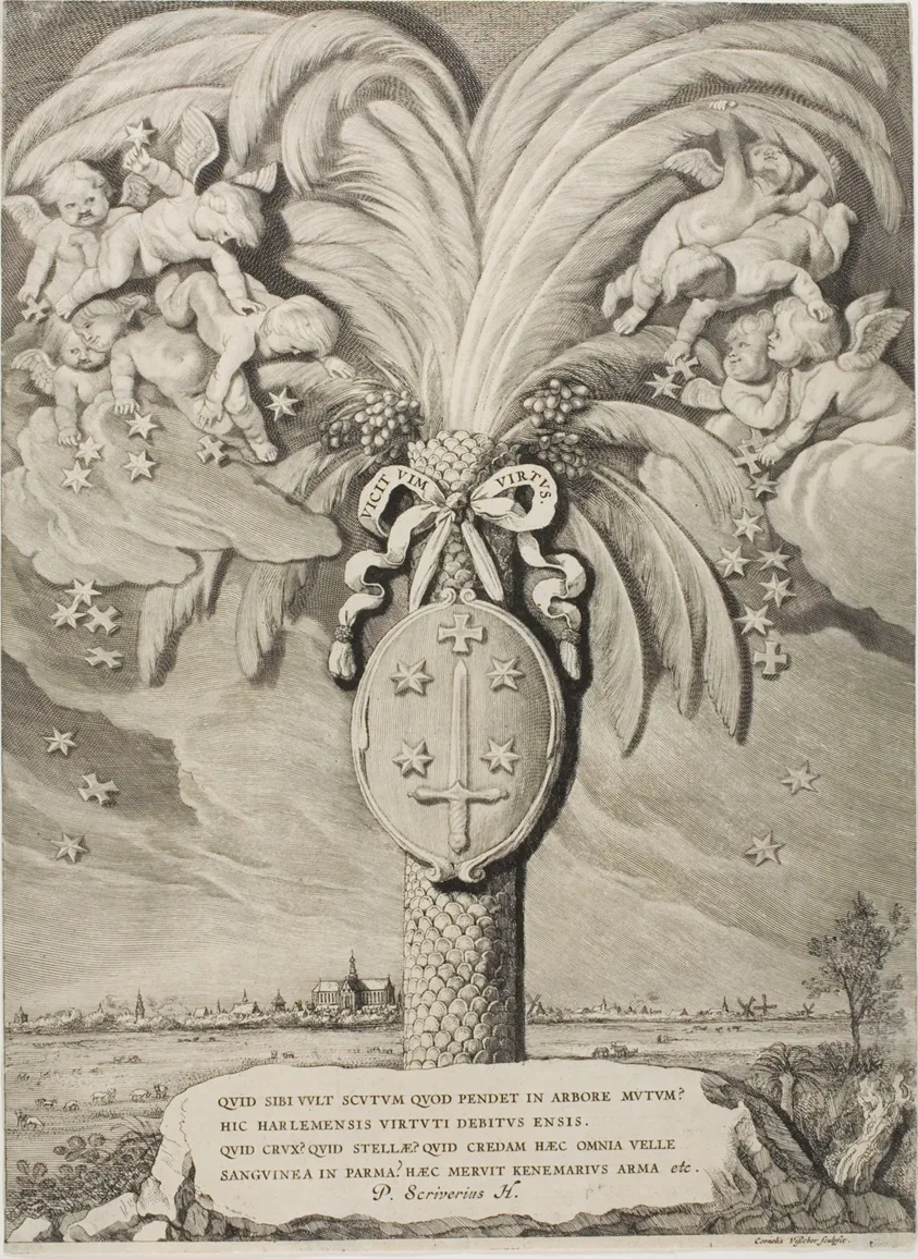 Coat of Arms of Haarlem, end page to Counts and Countesses of Holland, Zeeland and West-Frisia