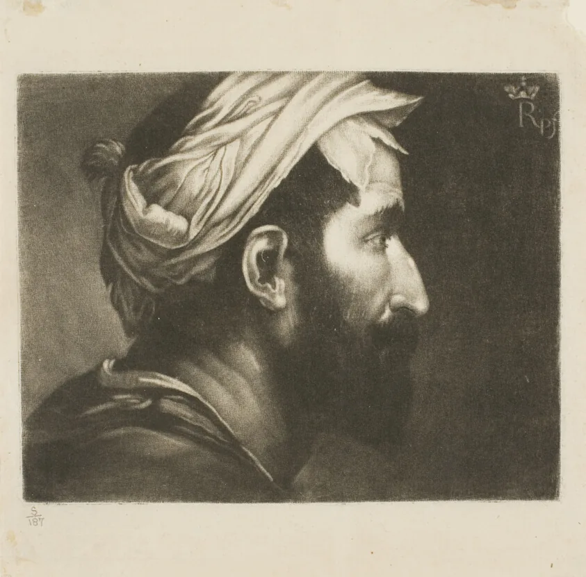 Head of Executioner, from John Evelyn's Sculptura