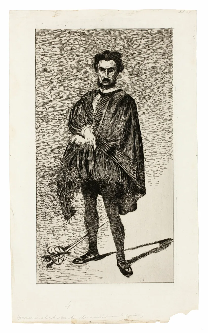 The Tragic Actor (Rouvière in the role of Hamlet)