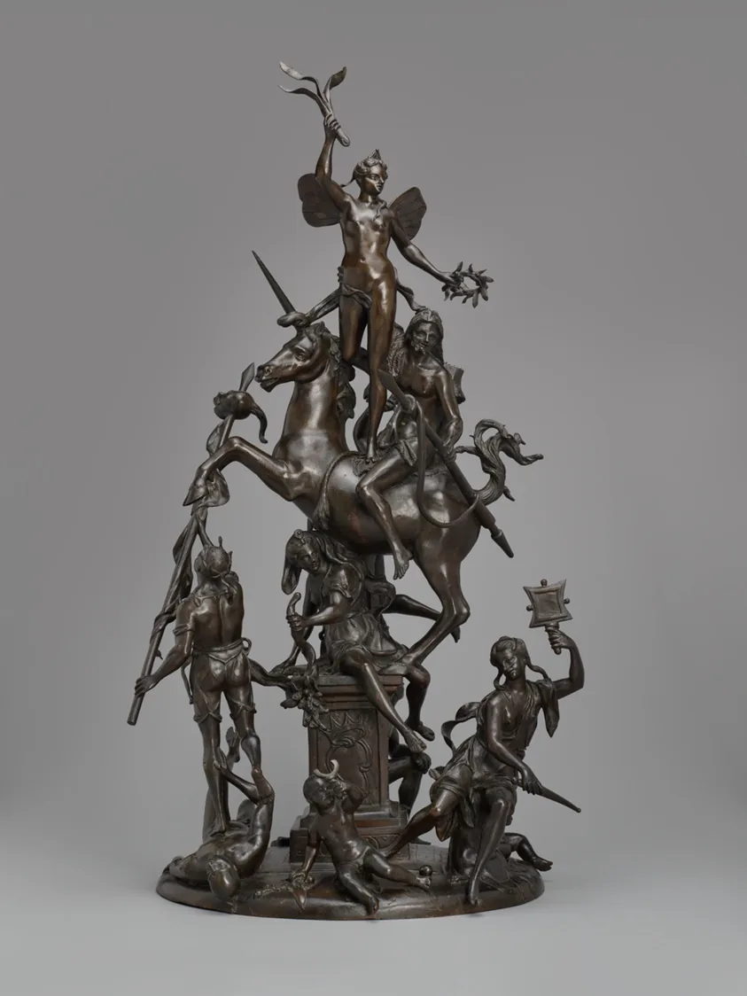 Allegorical Group of Victory Supported by Valor