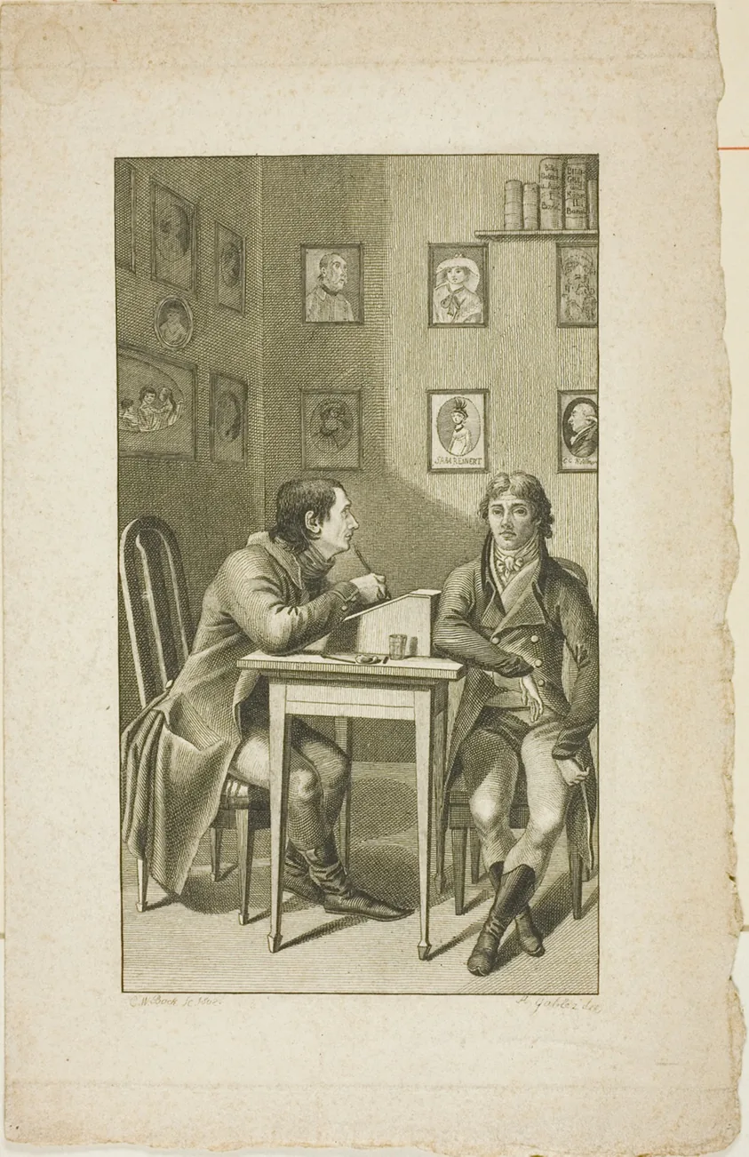 A Physionotrace Portraitist