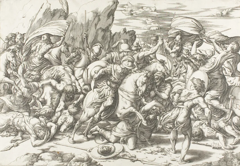 The Battle around the Shield and Lance