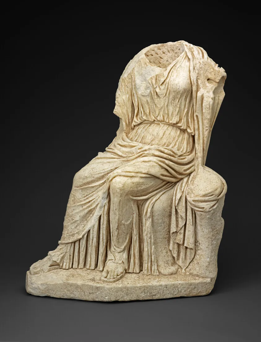 Statue of a Seated Woman