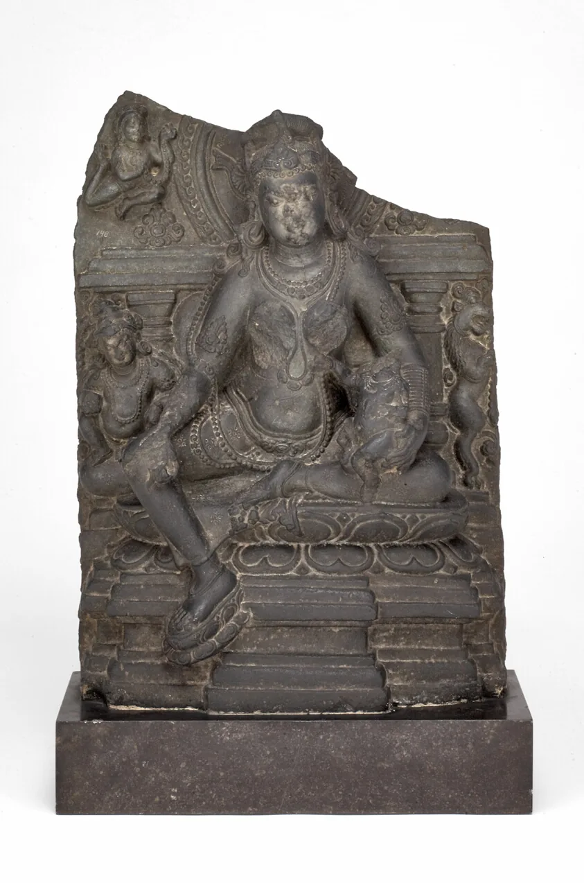 Goddess Hariti Seated Holding a Child