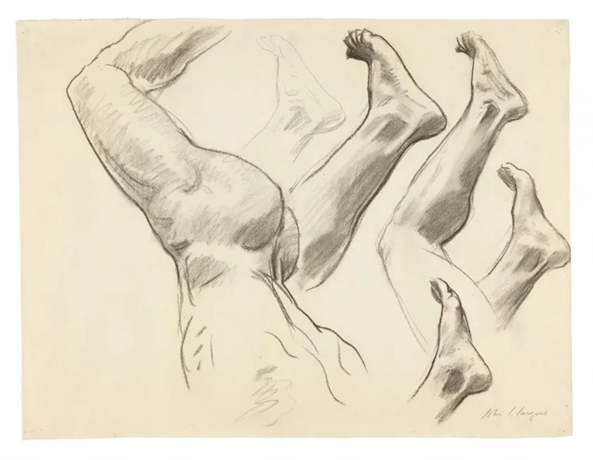 Sketches of Legs and Feet