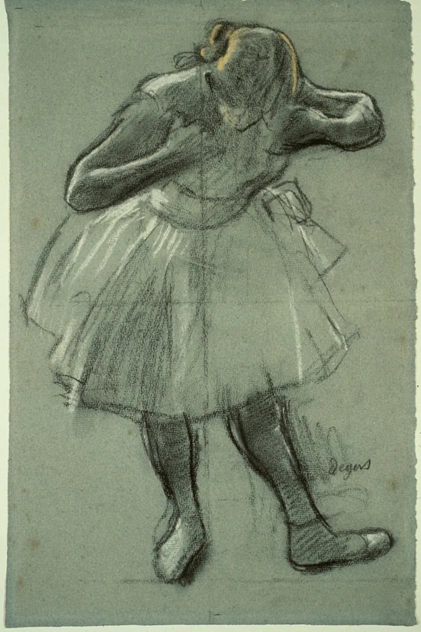 Dancer Bending Forward