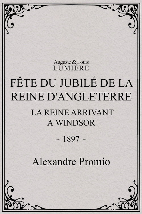 Fête du jubilé de la reine d'Angleterre : la reine arrivant à Windsor